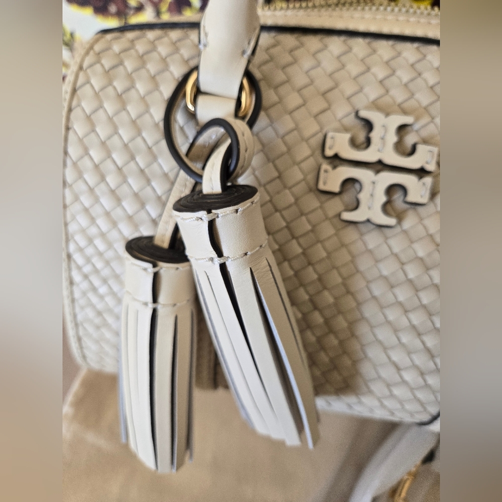 💫Tory Burch: Thea Woven  Satchel Crossbody Bag - Picture 9 of 13